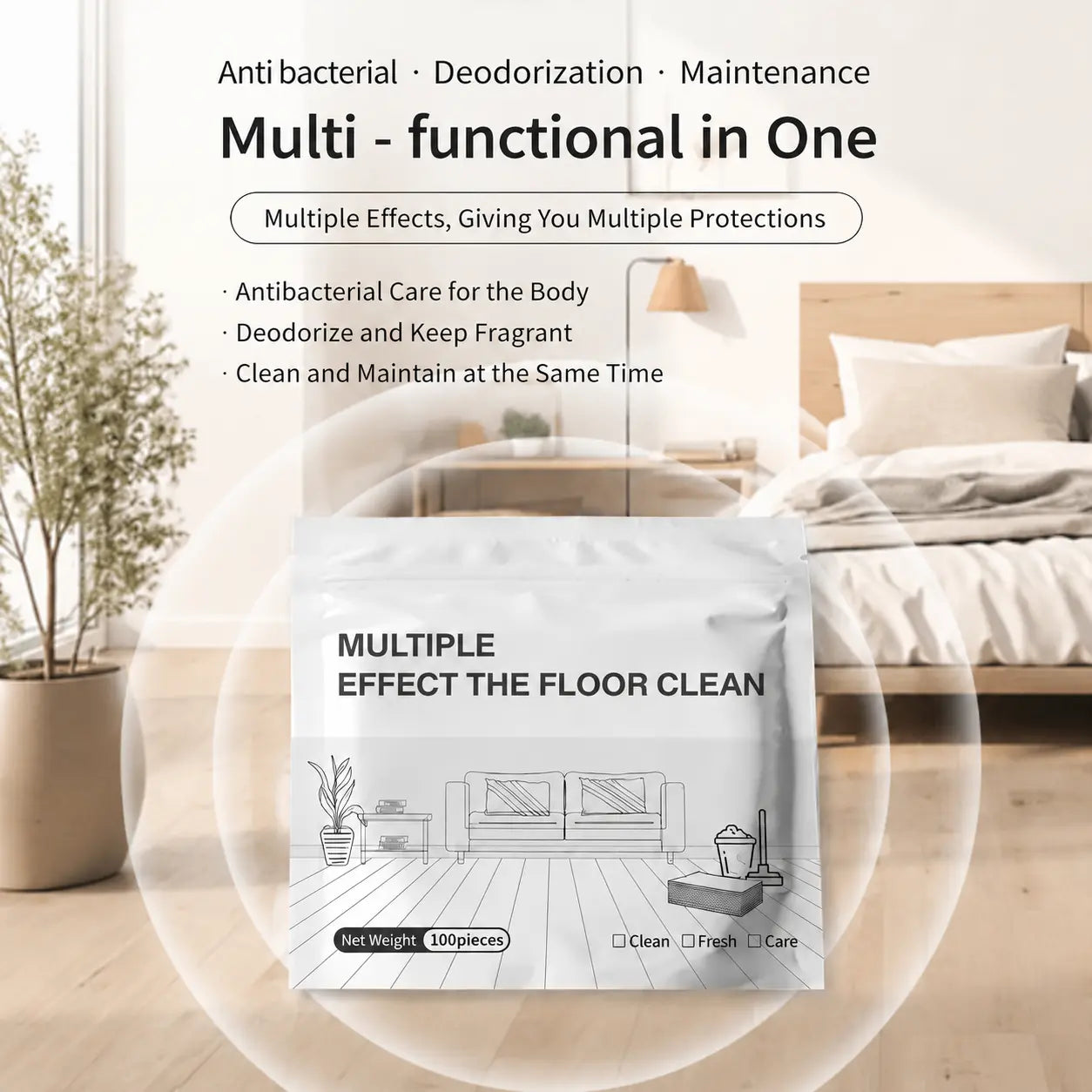 Multi-Surface Antibacterial Cleaner for Hardwood, Tile & Laminate